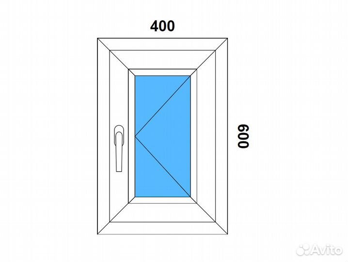 Пластиковое Окно 40*60 Изготовление Установка