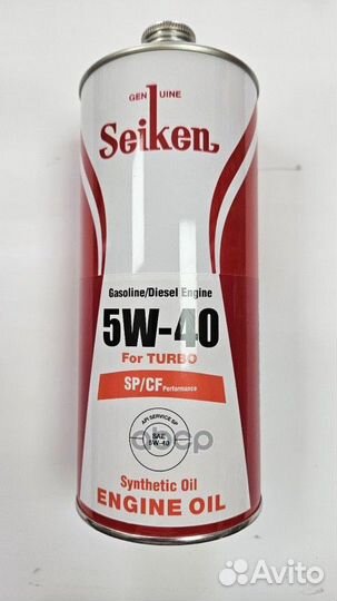 Масло моторное seiken synthetic SP/CF 5W-40 1л