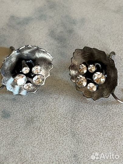 Серебряные серьги