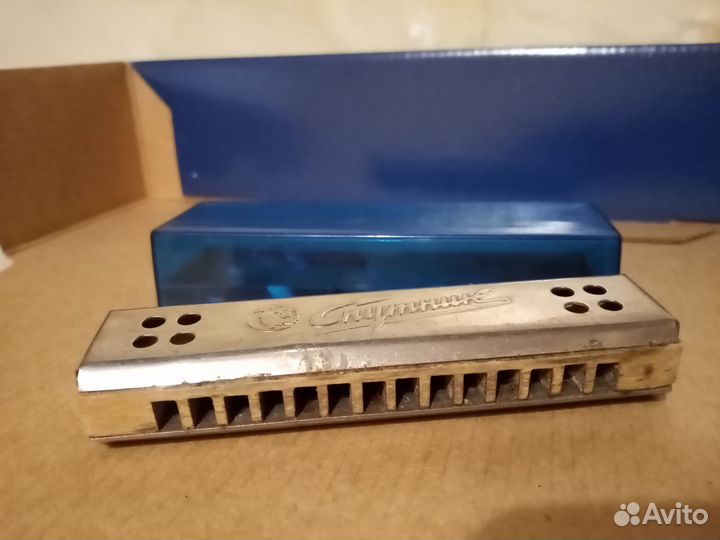 Губная гармошка Спутник игрушка СССР