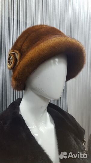 Норковая шапка женская шн-136