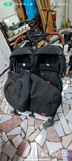 Прогулочная коляска для двойни carrello Connect