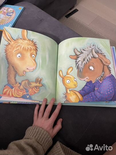 Лама учится делиться