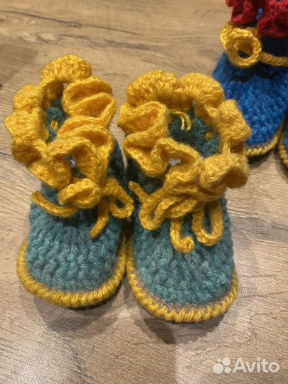 Пинетки новые вязаные