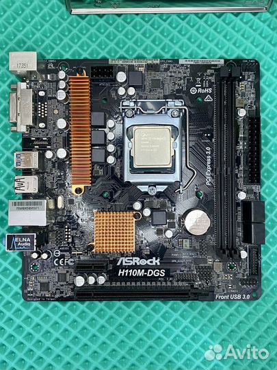 Материнская плата lga1151 + проц