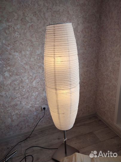 Абажур из рисовой бумаги для торшера икеа большой