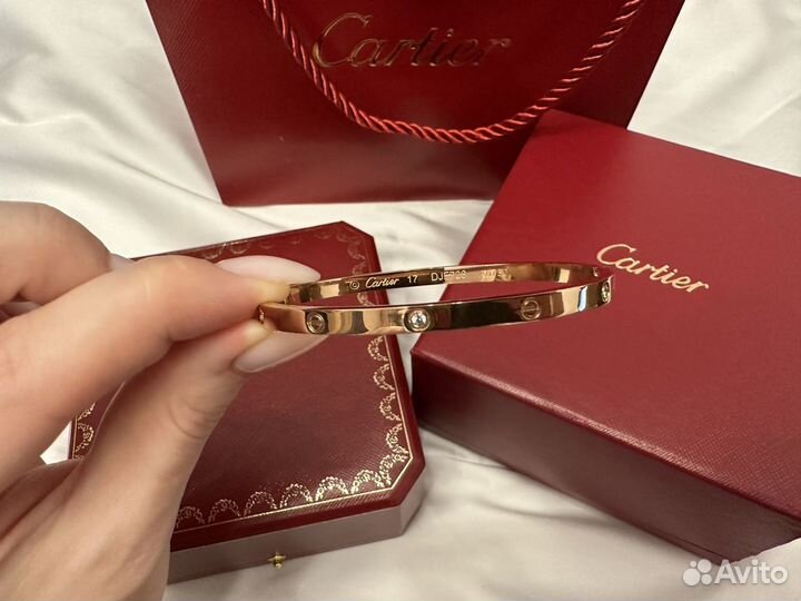 Cartier Love браслет тонкий