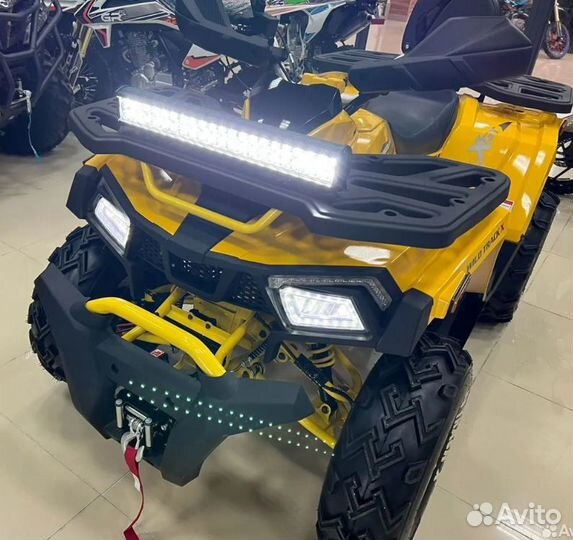 Квадроцикл Motoland Wild Track X 200 PRO желтый