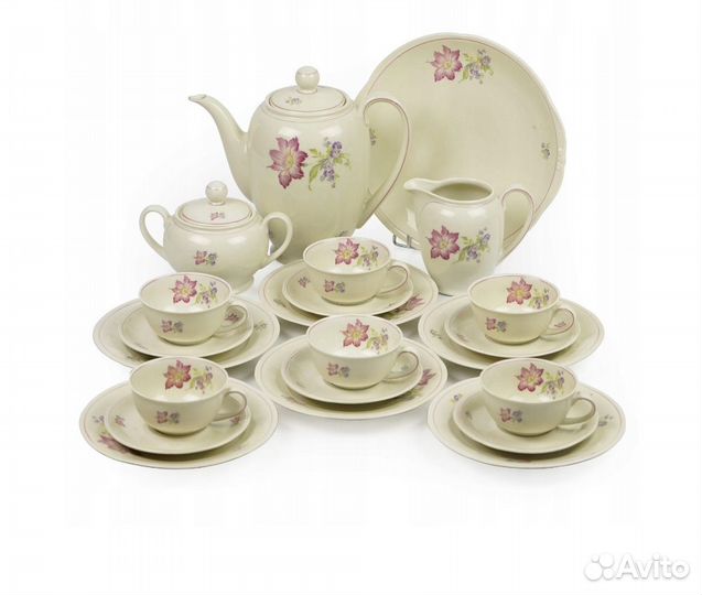 Антикварный чайный сервиз Германия 1922г