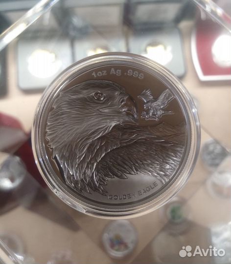 Серебряная монета 