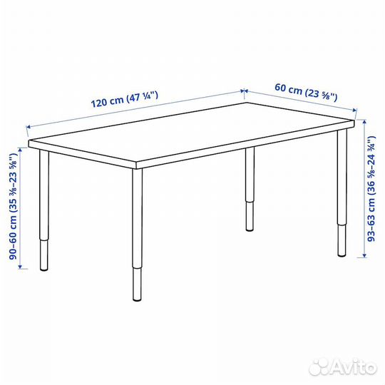 Письменный стол IKEA бу