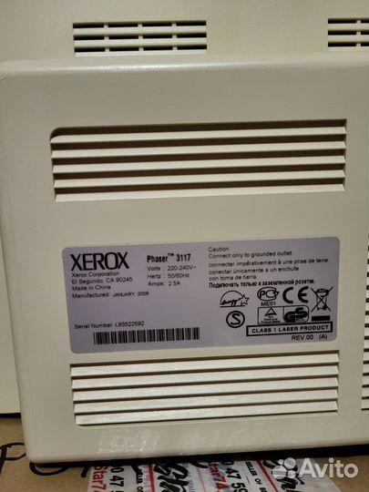 Принтер xerox phaser 3117