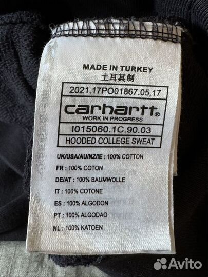 Худи carhartt