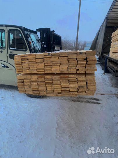 Доска обрезная 40х100х6000