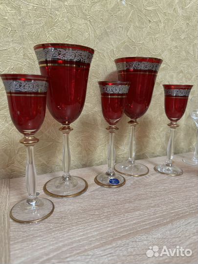 Фужеры богемия