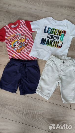 Новые шорты и футболки европейских брендов