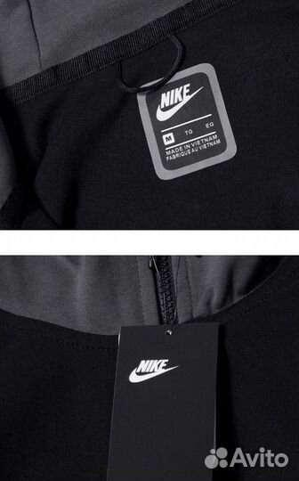 Толстовка (зип-худи) Nike Tech Fleece