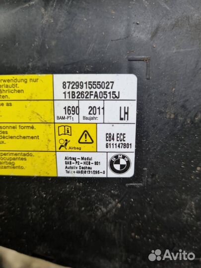 Подушка безопасности сиденья передняя левая BMW X1