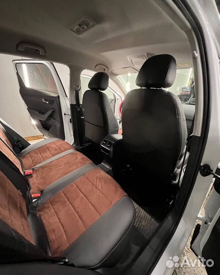 Авточехлы из алькантары Skoda Karoq