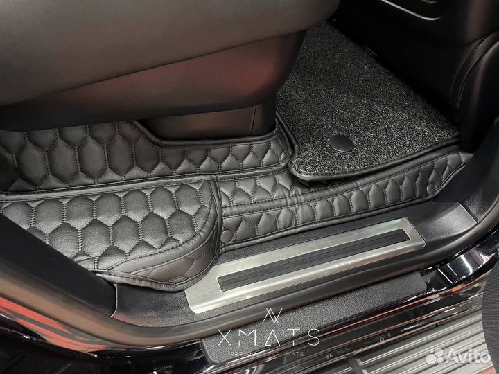 3D коврики из экокожи для Toyota Land Cruiser 200