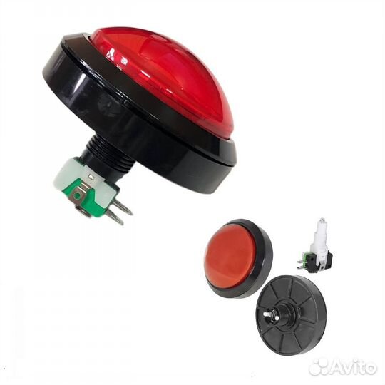 1 шт Кнопочный переключатель RC1013R 3 А с толкате