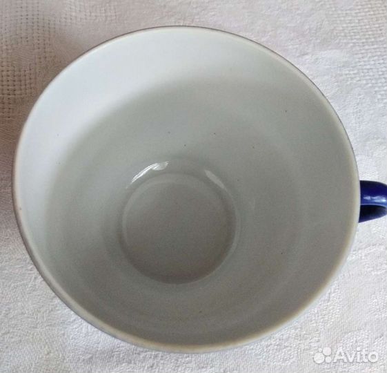 Чашки. 2 шт. Кобальт. Позолота. лфз.Кружево.Винтаж