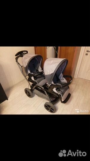 Коляска для двойни/погодок Peg-Perego