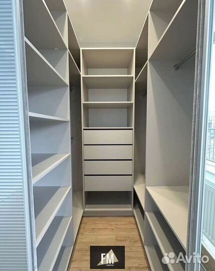 Гардеробная система с фабрики