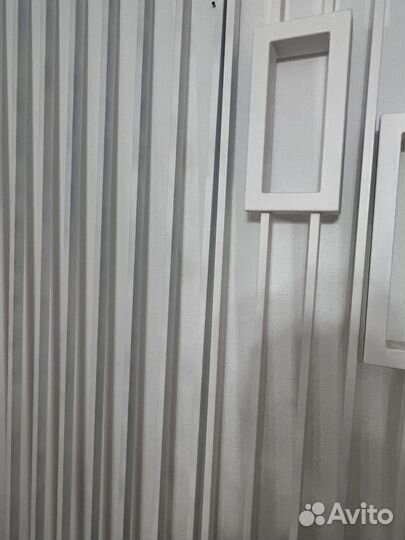 Перегородки металлические белые лофт