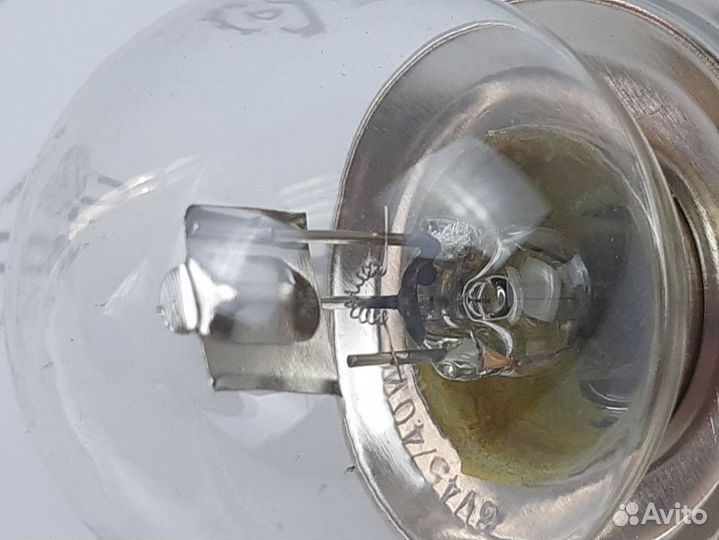 Лампа 6В 45/40 Вт фарная (P45t)