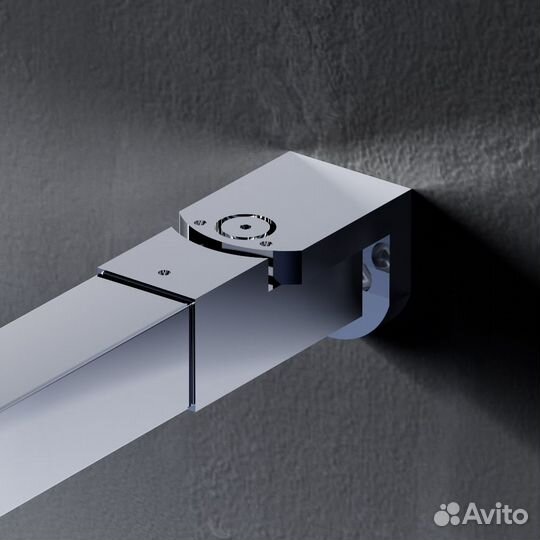 Душ. Стенка AM.PM мат хром 120 w84wi-120-f1-mte