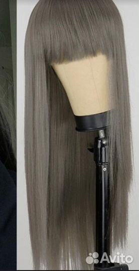 Парик новый длинный пепельного цвета
