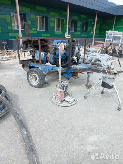 Станция для полусухой стяжки