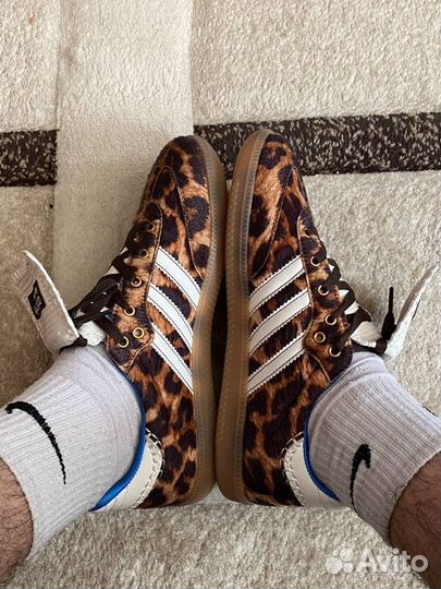 Adidas Samba Wales Bonner leopard