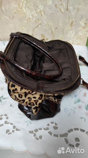 Сумка prada винтаж натуральная кожа