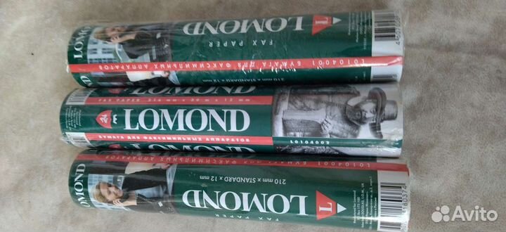 Бумага факсовая Lomond
