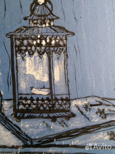 Картина Натюрморт со светильником