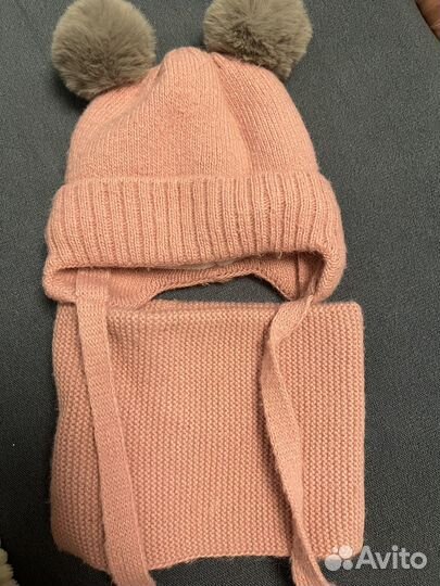 Шапка и снуд для девочки