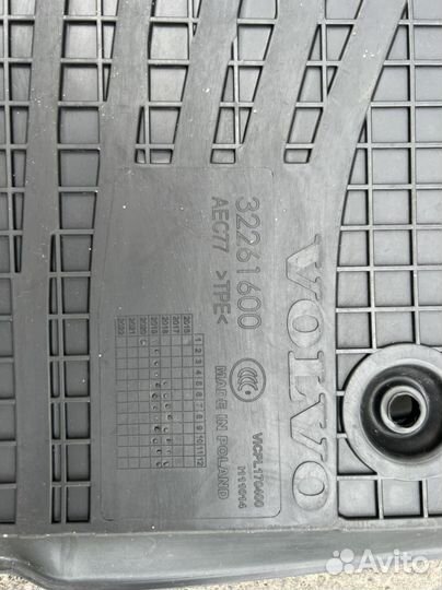 Коврики volvo XC90 оригинальные