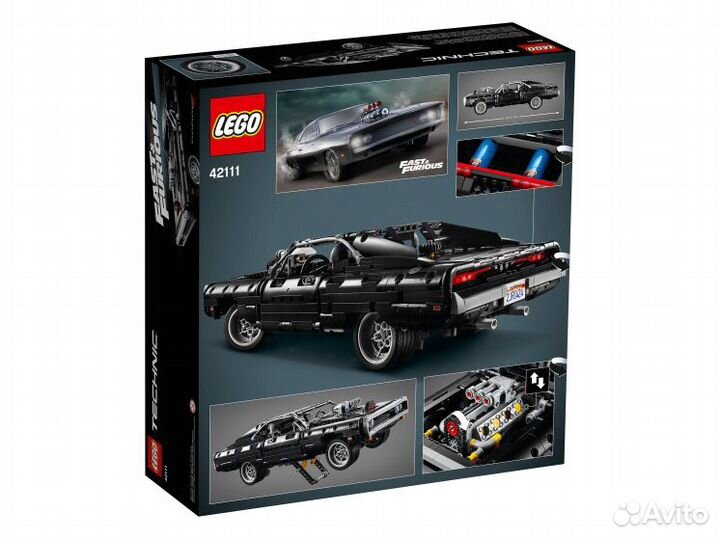 Lego Technic 42111 Dodge Charger Доминика Торетто
