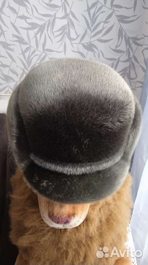 Шапка мужская мех нерпа размер 56 57
