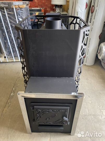 Печь для бани с закрытой каменкой