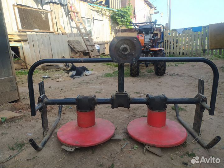 Роторная косилка на мотоблок