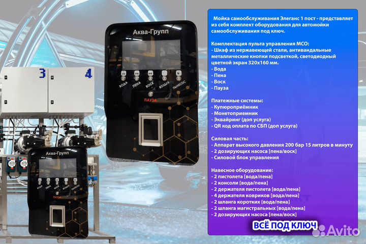 Комплект оборудования для Автомойки profi 696