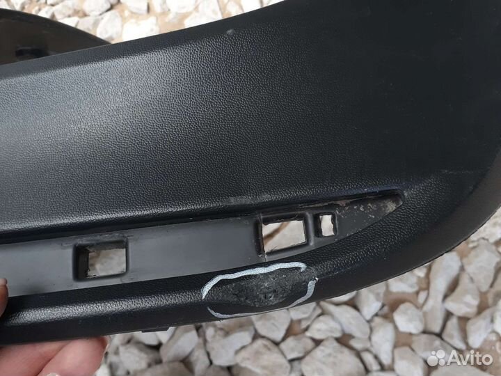 Юбка бампера заднего Mercedes GLE W166 AMG 2015