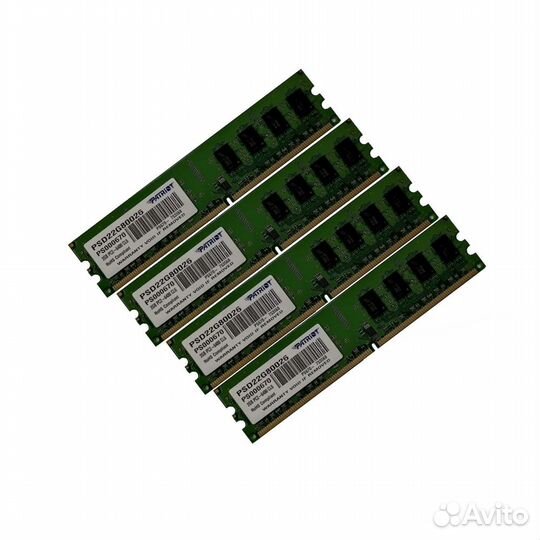 8Gb PC2-6400(800) DDR2 Patriot PSD22G80026