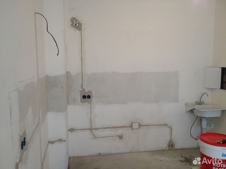 Электрик. Штробление без пыли. Перенос розеток