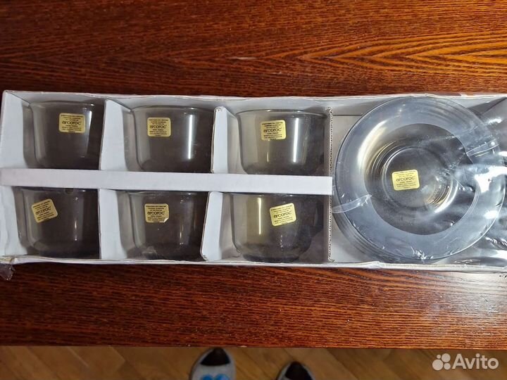 Чайный-Кофейный набор (чашки+блюдца) новый Франция