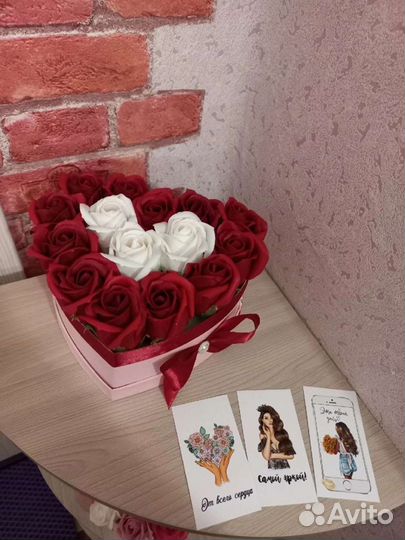 Букеты из мыльных роз