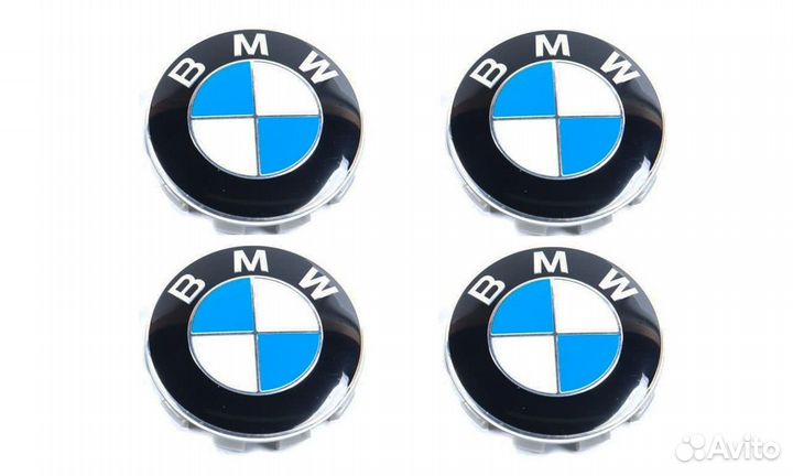 Комплект: колпачок на диск BMW Classic 68 мм 4 шт